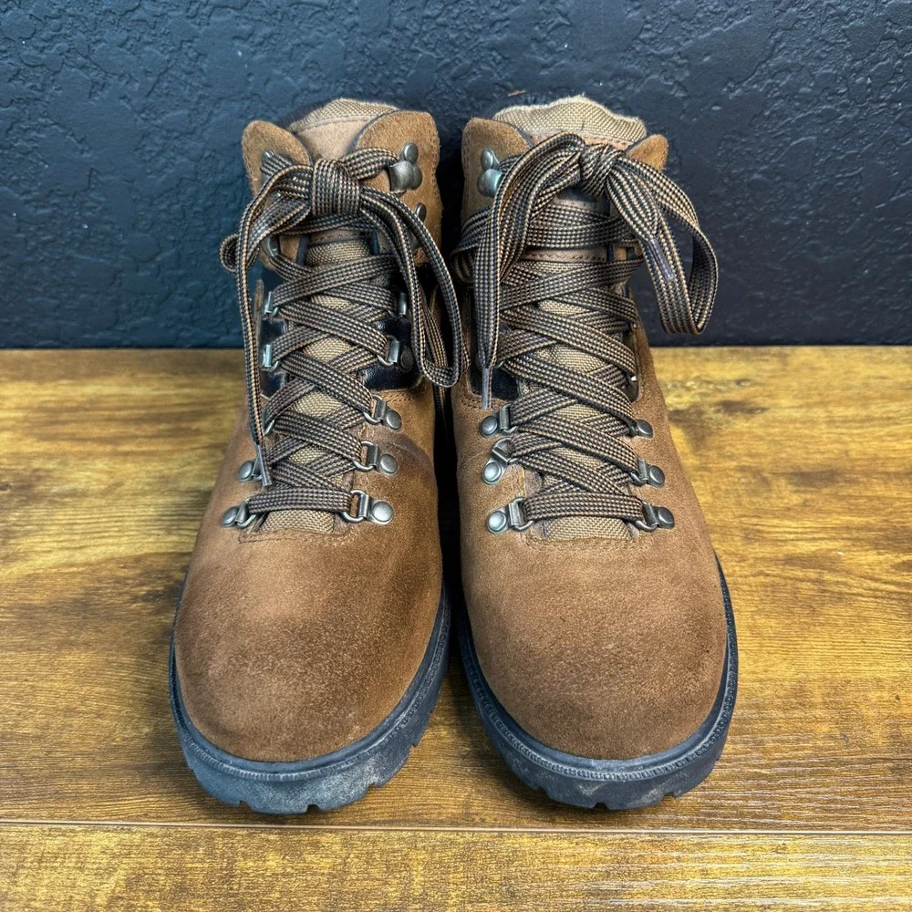 Ozark Trail Javelin 254422939 Brown Genuine Leather‎ Hiking Boots Mens Size 9.5